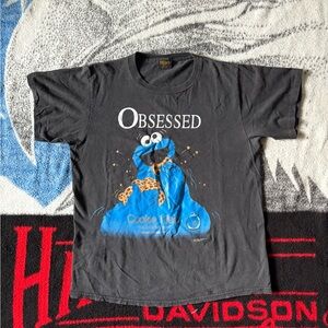 Obsessed Cookie Monster Graphic T-Shirt